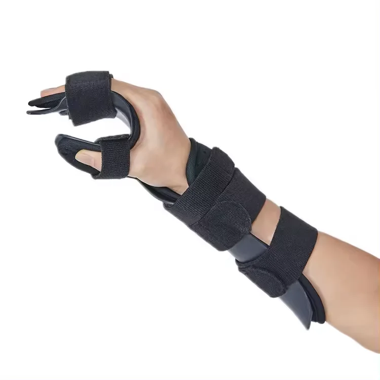 Plastic Stroke Hand Splint Night Support Hand Brace for Rehabilitation Therapy Supplies