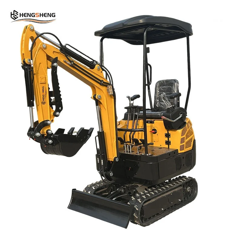 HS-15P CE/EU/EPA Mini Excavator Kubota Engine Free Shipping 1T Weight Construction Machine Bucket Width 400mm Low Maintenance