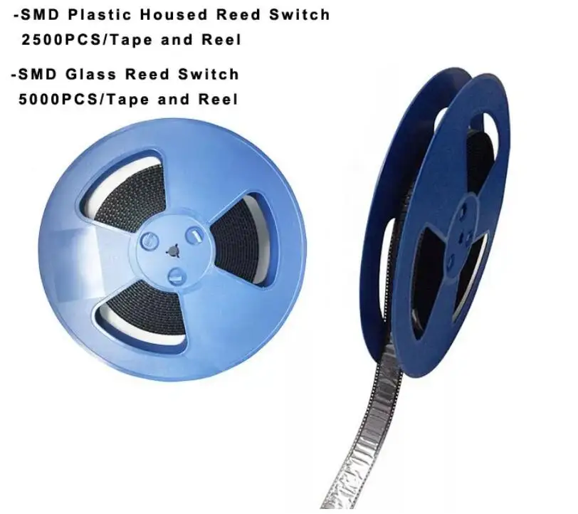 16mm Reed Switch Magnetic Sensor SPST Form with Cut Leads and Bending ...