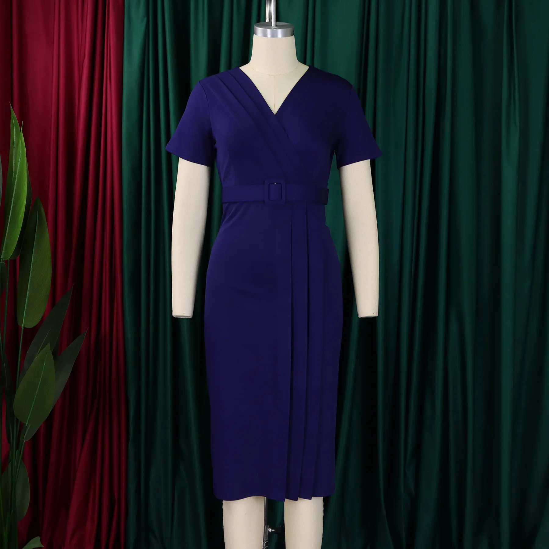 cobalt blue pencil dress Odelle Pencil Dress (Cobalt Blue) | Love Cherish main image 1