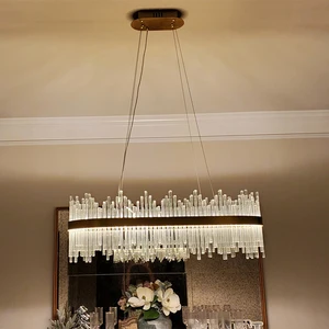 Hot Sale Living Room Decorative Hanging Luxury K9 French K9 Gold Crystal Chandeliers