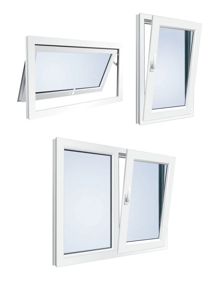 Канадский рынок ПВХ окно дизайн с США стандарт