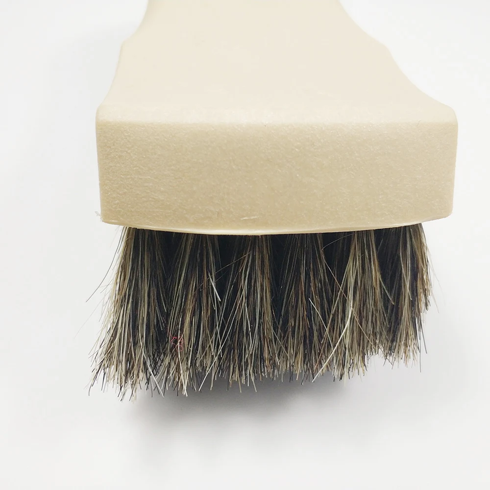 Мастер M71001 100% Чистящая Щетка из конского волоса для салона автомобиля, кожаного сиденья, сверхпрочная щетка для чистки автомобильных сидений
