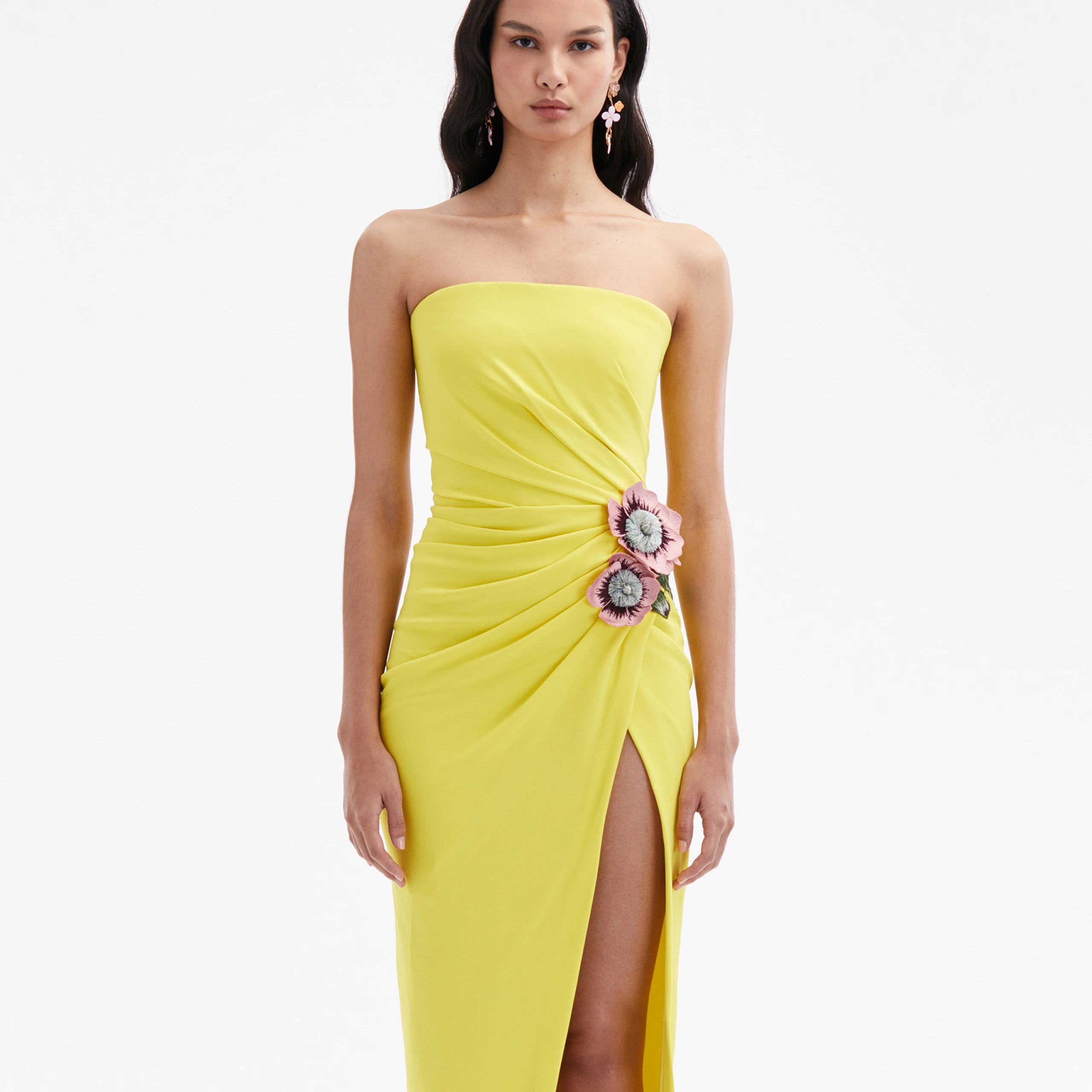 Sb2911 Kimshein Womens Fancy Clothing - Elegant Strapless Dress