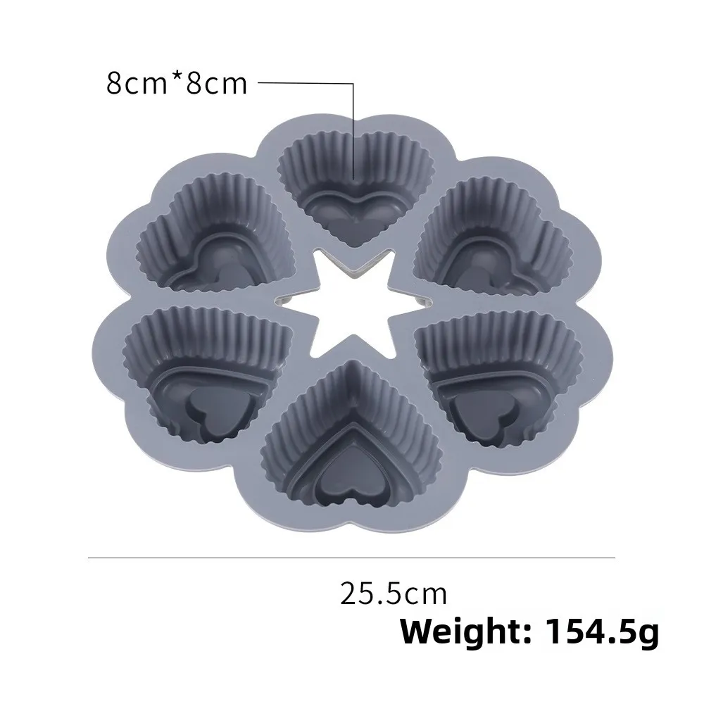 Silicone Muffin Cup and Baking Mold for Chocolate Pudding Jelly Mousse Cake Baking Tools factory