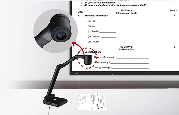 Iqboard Document Camera Scanner - Efficient Visual Presenter