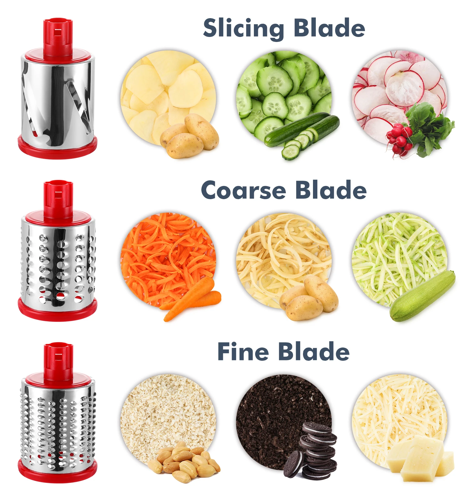 Kitchen Multi Function Veggie Grater Fruit Chopper Adjustable Mandolin ...