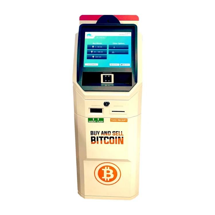 Self Service Machine Crypto ATM Bar Code Scanner and Card Payment Kiosk Usd