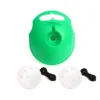 Green base with 2 white balls