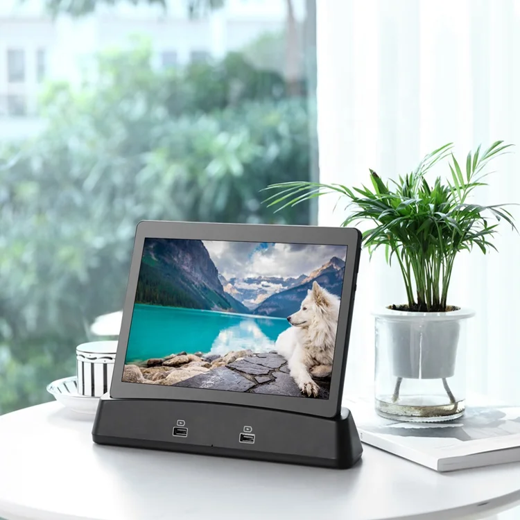 10inch Android Tablet All in One Restaurant Tab Android 9 Wireless Charging Tablet With Docking Station Industrial Tablet Pc