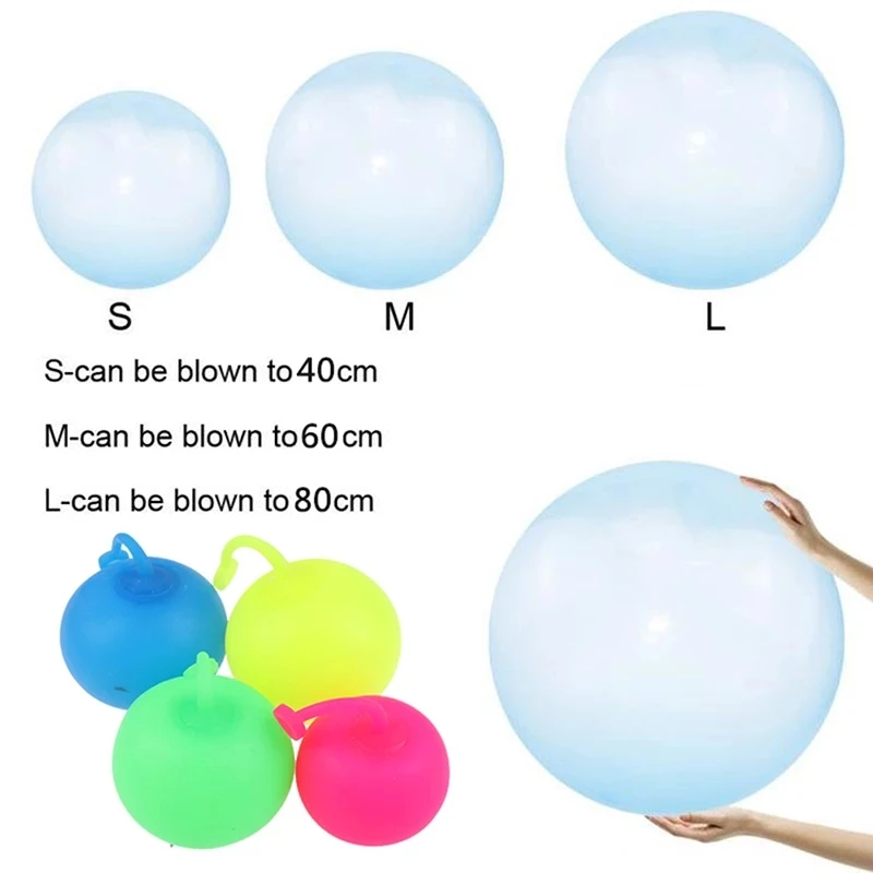 Summer Children Outdoor Soft Toys Amazing Bubble Balls Inflatable Magic air  Water Bomb Balloons Quick Fill Self Sealing