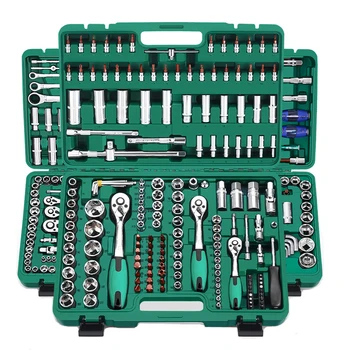 Auto repair Herramientas Kit Spanner vehicles Tools set box Hand Tools 216 46 pcs socket set tool kit socket wrench Socket Set