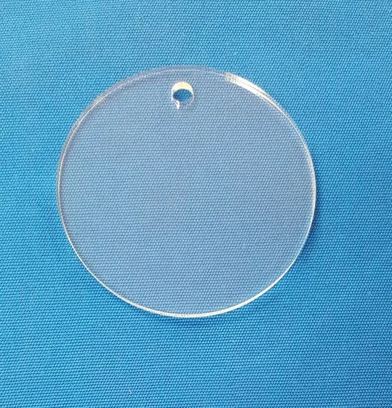 uVeans Clear Acrylic Circle - Plastic Round Disc - Maroc