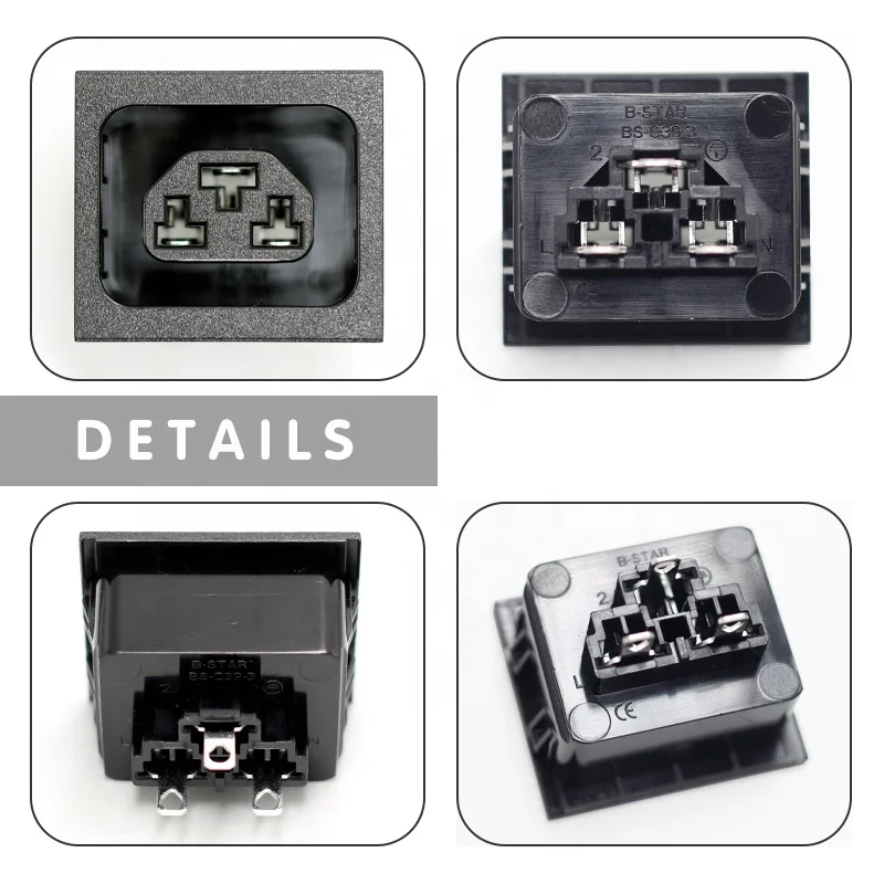 Adattatore IEC C14 A C19 - 10A 250V, Per Server, UPS E Computer, Connettore Di Alimentazione - Foto 13