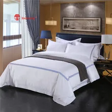 Luxury Hotel Bedding Set King Size Embroidered Egyptian Cotton Bedding Sets Luxury Bed Sheets 300 Thread Count Cotton Bedsheet