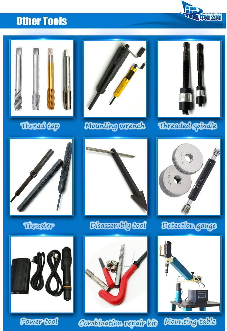 Wire Thread Insert Thread Repair Installation Tool for Coil Thread ...