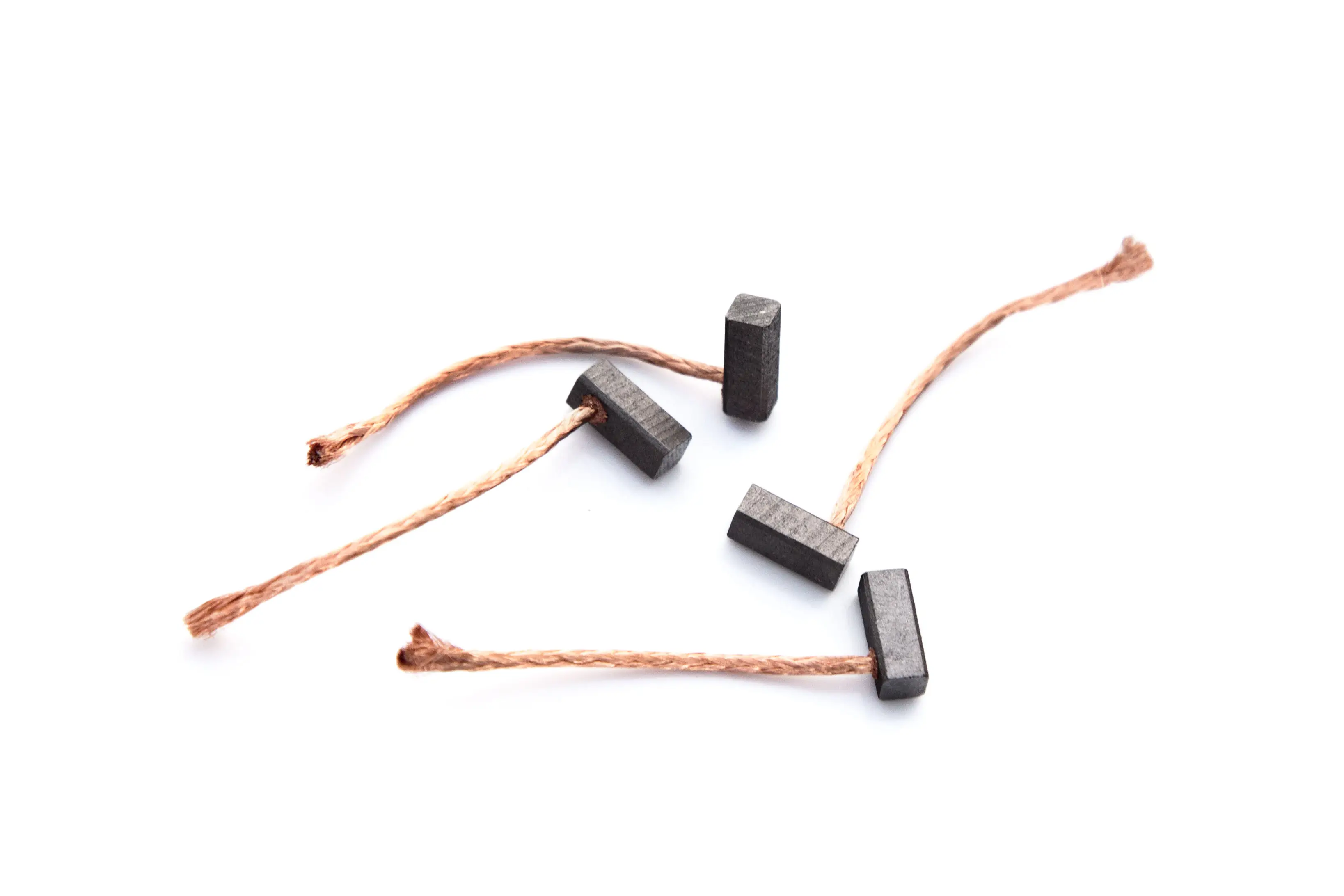 Dc 12v Copper Carbon Brushes For Motors With Wire Length Is 40mm,And