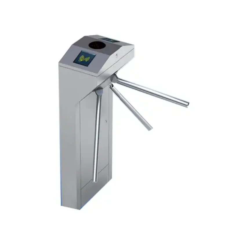 Stadium Gym High Semi-automatic Swipe Card Access Control Hydraulic Damper Manual Tripod Turnstile