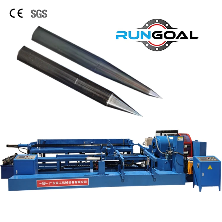 RUNGOAL Custom Spiral Ground Screw Pile Tapering Machine for Manufacturing