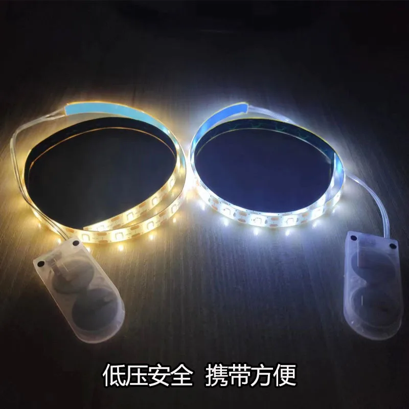 CR2032 Battery Box Ws2812b Ws2812 Sk6812 Ws2813 RGB IC Led Strip Wholesale 5v RGB Addressable  Led Strip Smart Strip Lights