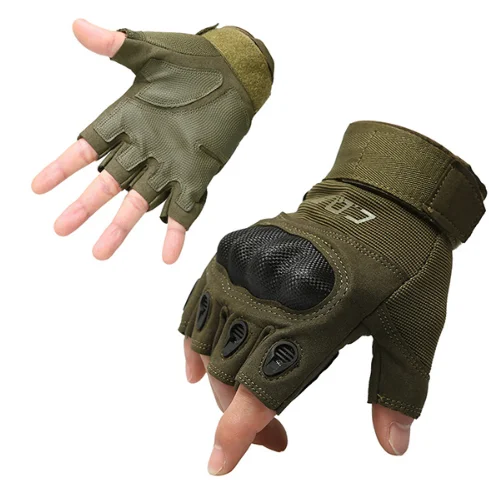 Guanti Verdi tattici full cordura ecopelle caucciù Softair - Antica Guanti Verdi tattici full cordura ecopelle caucciù Softair - Antica