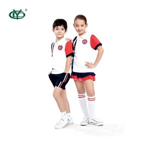 Custom logo Design School Uniform Embroidery logo Students Polo Shirt