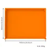 Orange# Tapis de protection pour gril 29,5 po
