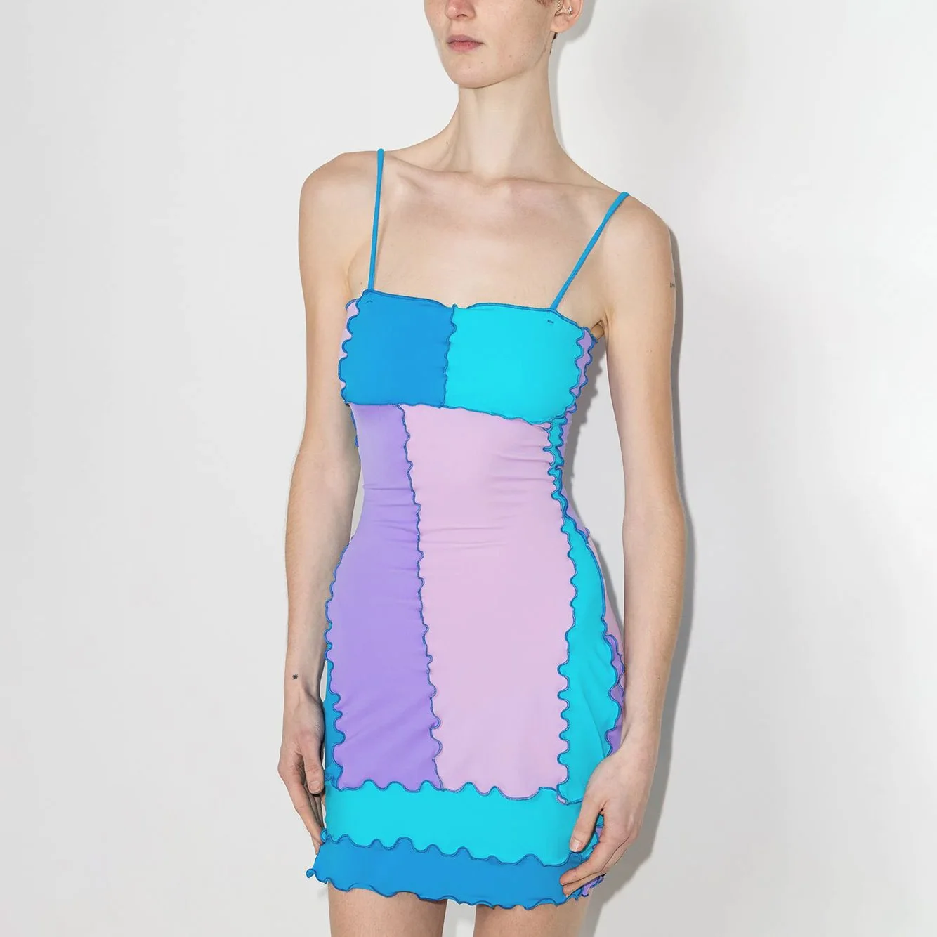 tulle black dress Black Tulle Dot Milkmaid Dress