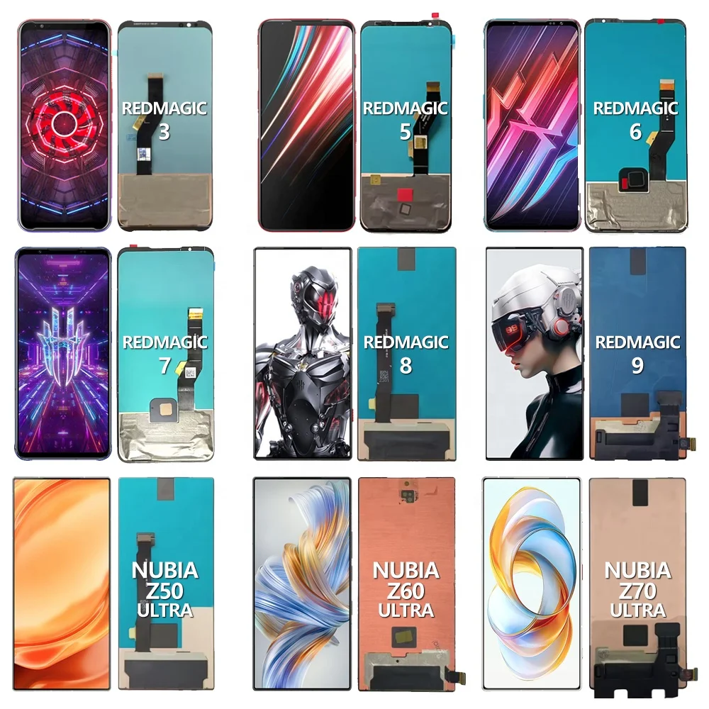 Zte Nubia Z50 Z60 Z70ウルトラ携帯電話Lcd交換部品用スクリーン