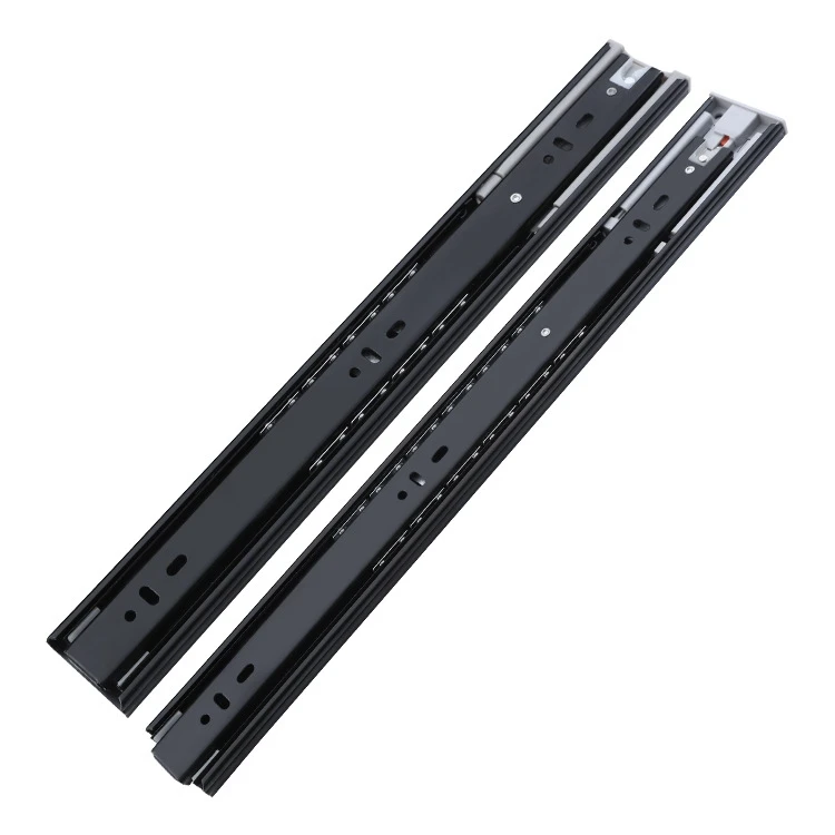 Furniture Hardware Drawer Channel Full Extension Ball Bearing Slide Soft Close Drawer Slide runner With Good Buffer