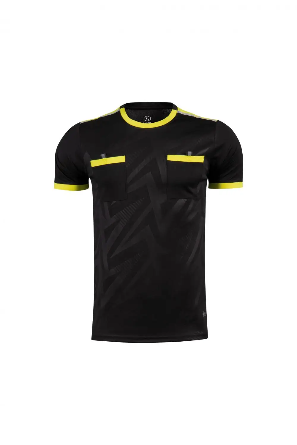 Customized Referee Clothing Free Design Printing Soccer T-shirt Breathable Men's Judgement Soccer Jersey Umpire Soccer Uniform