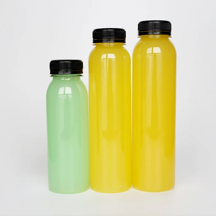 Plastic 150ml PET Packaging Clear Milk Tea Coffee Juice Drink Yogurt Bottle 16oz Empty Plastic Juice Bottles with Caps
