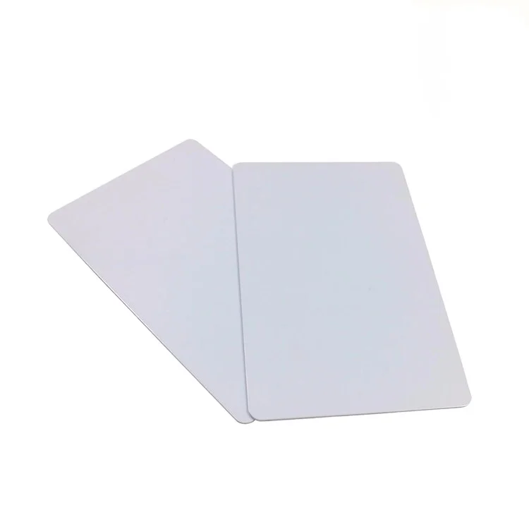 SUNLAN Double-sided Printable Credit Card Size 85.5*54mm NFC White PVC Card Inkjet Dye-sublimation Printable Blank Card