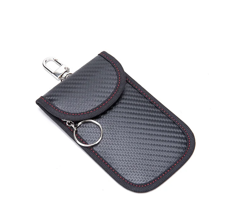 Anti Theft Key Security Box Key Wallet RFID Shield Signal Anti Magnetic Card Storage Bag Blocking Pouch for Car Key Holder