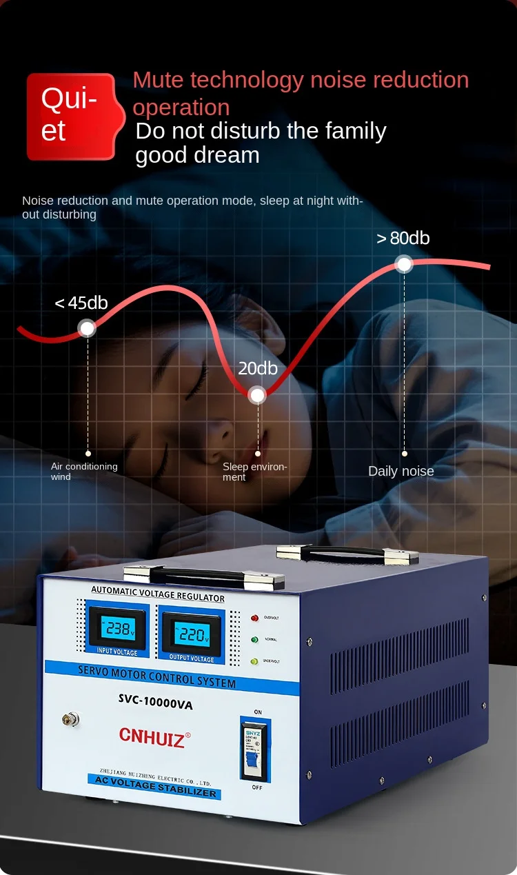 SVC-2000VA Automatic Voltage Regulator for 110V Household Air