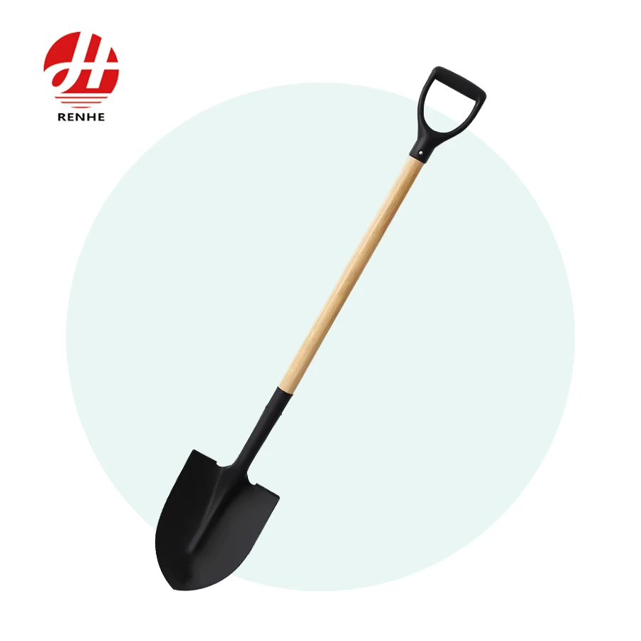 Mataas na Kalidad na Kahoy na Hahawakan na Stick Shovel para sa Pagsasaka at Spade para sa Hardin