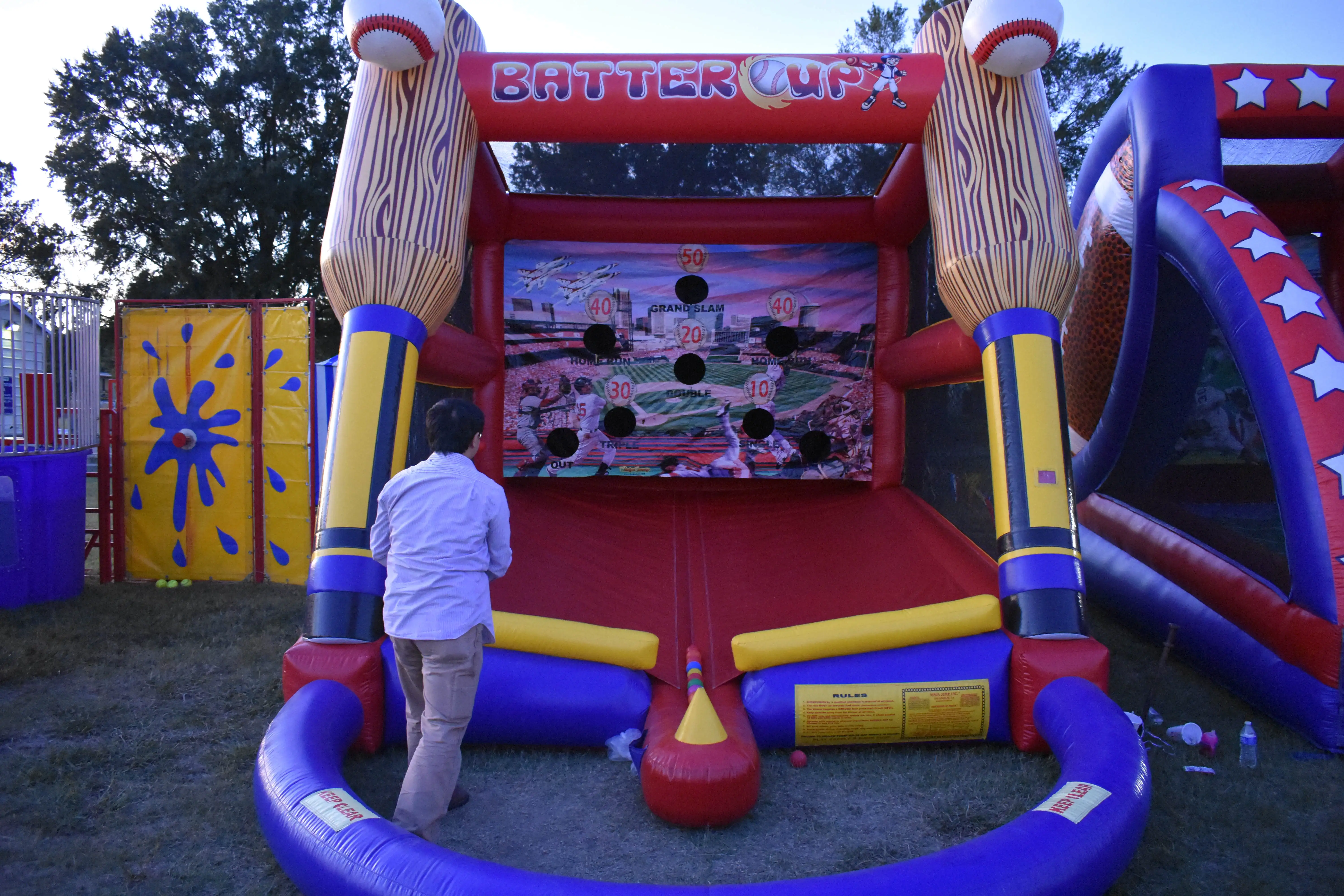 New Design Batters up Inflatable Baseball Sports Game Inflatable Baseball Batting Cage Sport Game