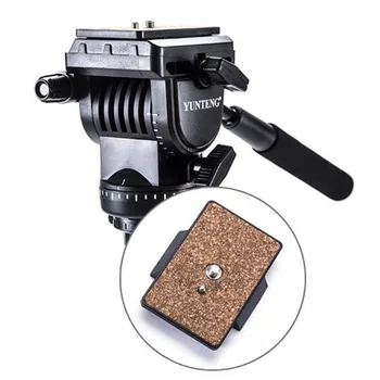 YUNTENG VCT-588 Pro Camera Fluid Drag Tripod Monopod for DSLR Cameras detail image
