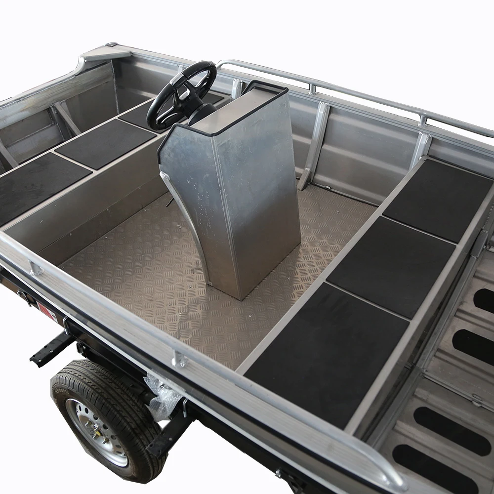 Ecocampor New 17ft V Hull Small Polishing All Welded Aluminum Fishing