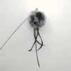 Bola de pelo de conejo negro