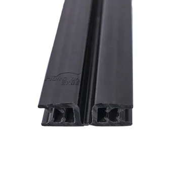 OEM design customizable size plastic extrusion profile extrusion ABS profile PVC trunking