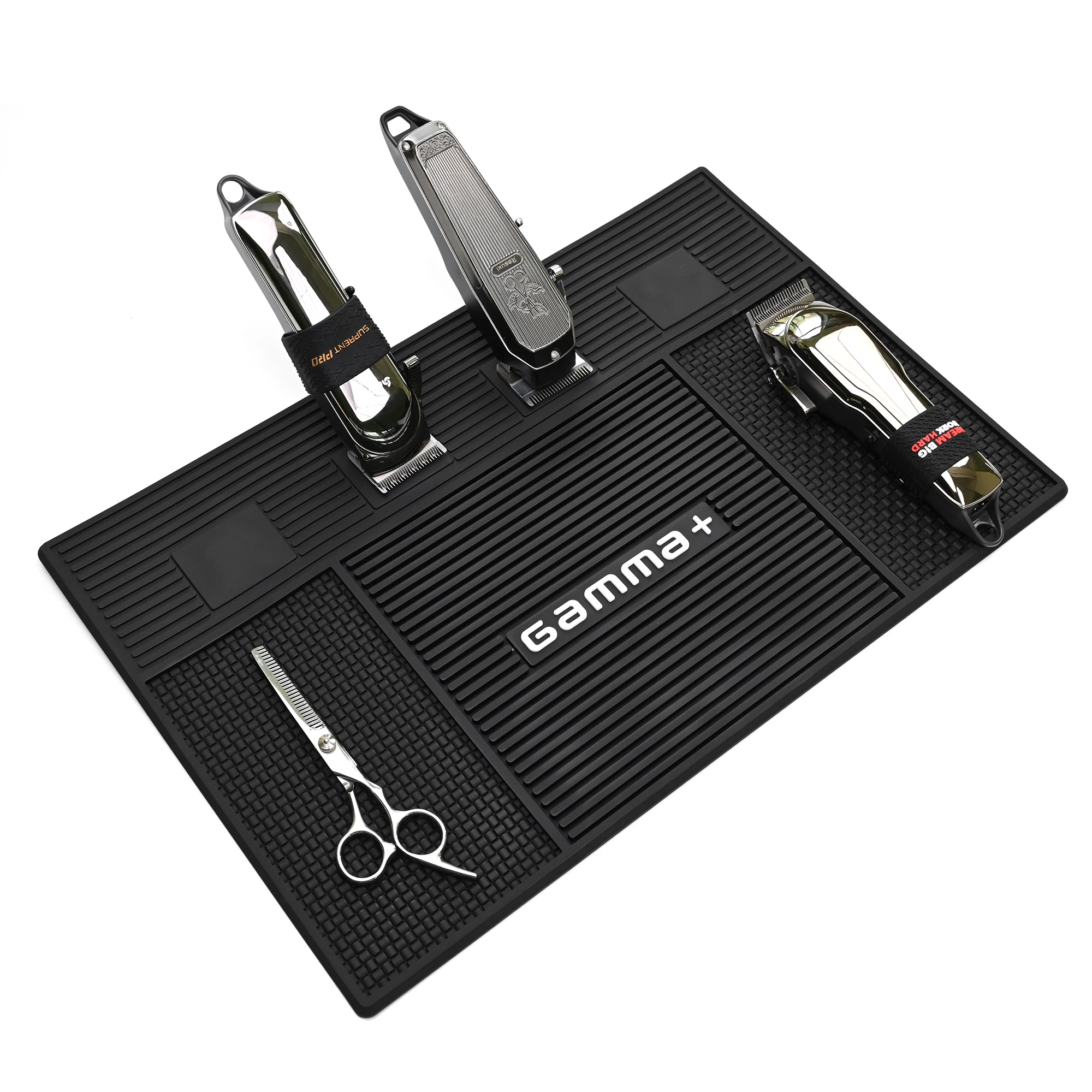 Hot Selling Magnet Barber Mat Hairdressing Tools PVC Barber Mats for Stations Barber Mat