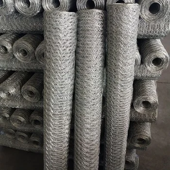 Direct Sales Chinese Factory Competitive Prices Galvanized Chicken Wire Mesh Woven Hexagonal Wire Netting Cage Cutting Bending