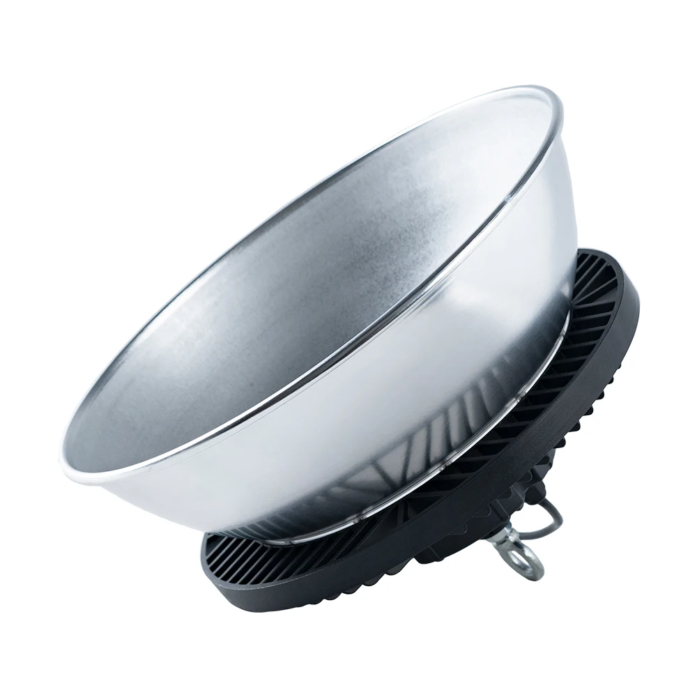 Factory Warehouse Lighting Fixture Industrial Commercial Lamp Workshop SMD 100W 150W 200W UFO LED High Bay Light