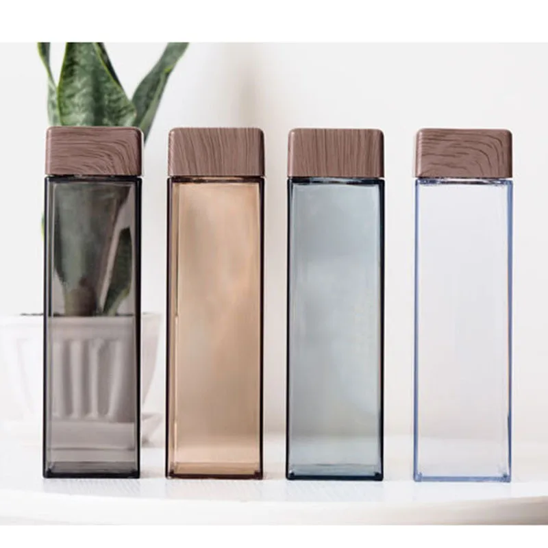 Plastic Portable Transparent Water Bottle