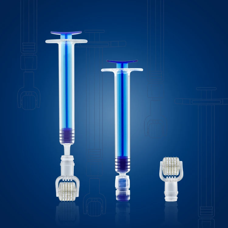 Новинка мезотерапия Aqua Derma Roller в ампулах шприц для мезотерапии сыворотка-аппликатор ухода за