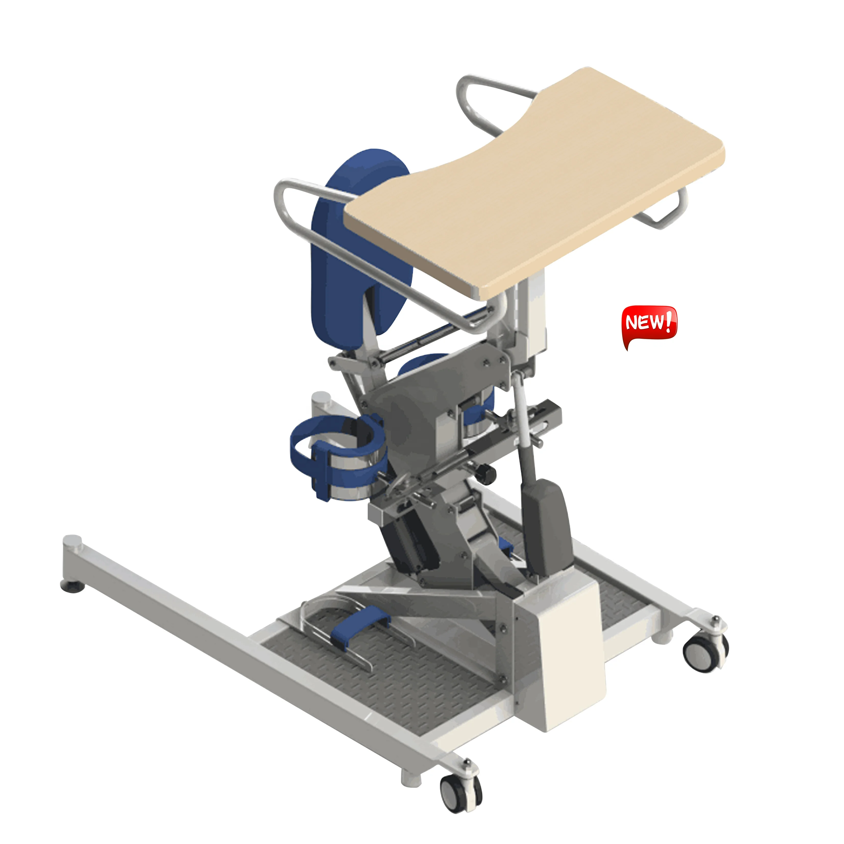 in-cx56 可折叠沃克站立架轮式患者下肢康复训练