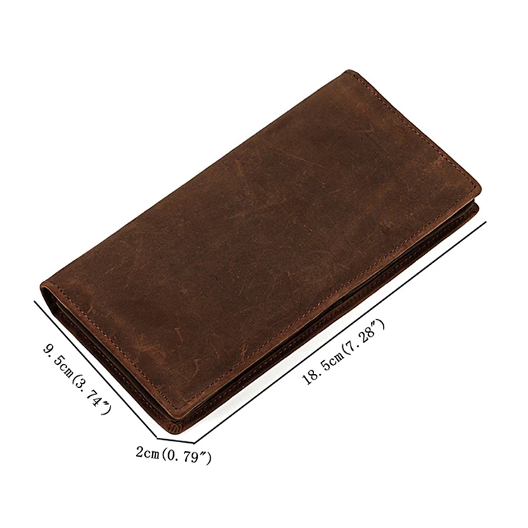 GLOBETROTTER - Full-grain Leather Long Wallet – THE OUTLIERMAN