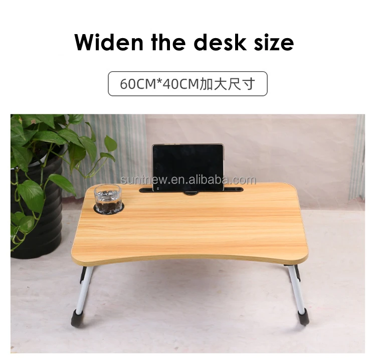 Portable Foldable Laptop Tray Table Multifunctional Laptop Bed Desk