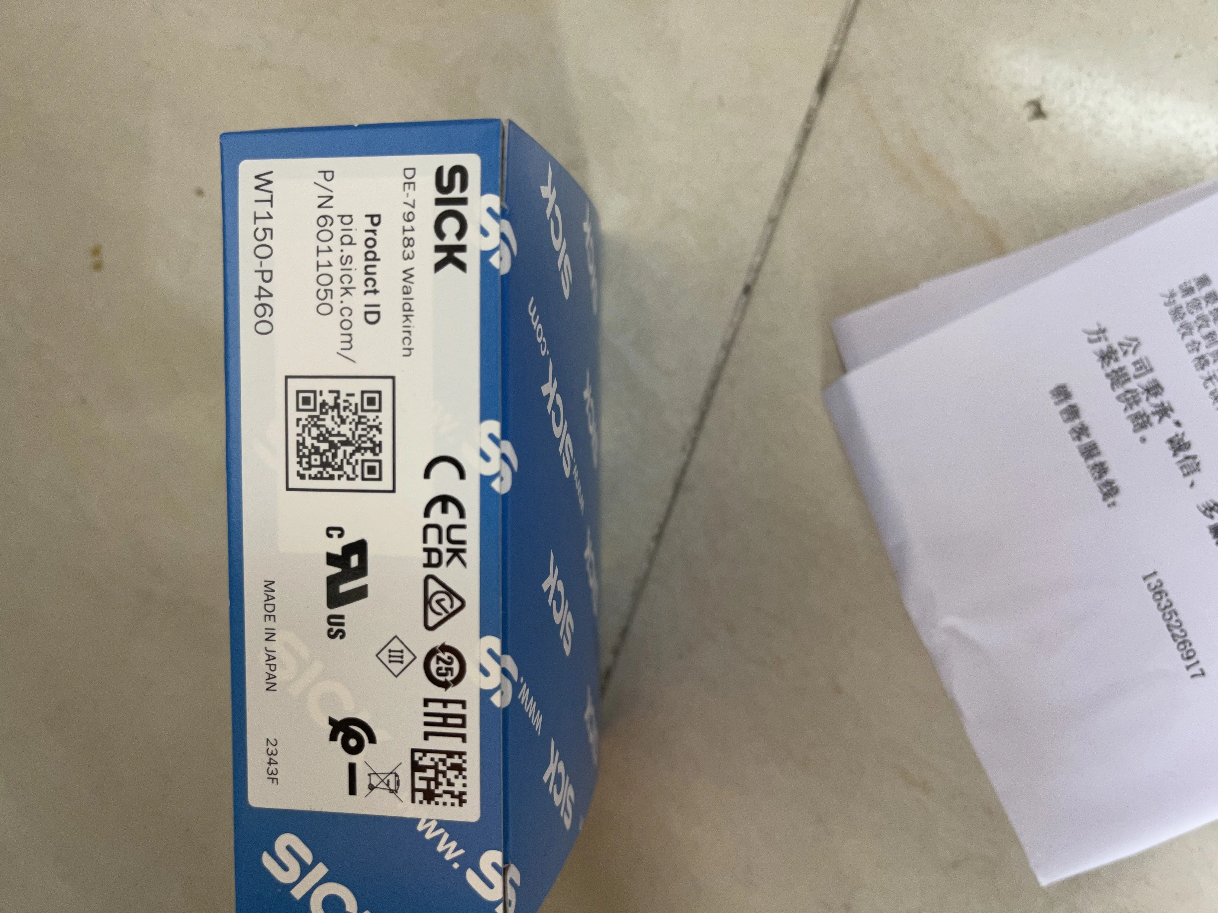 SICK Photoelectric Sensor WT150-P460 SICK Photoelectric Sensor WT150-P460